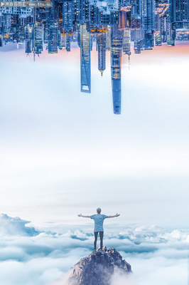 企業(yè)文化海報背景圖片下載